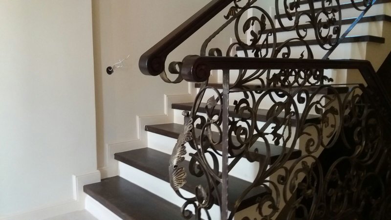 Balustrade din fier forjat vopsit