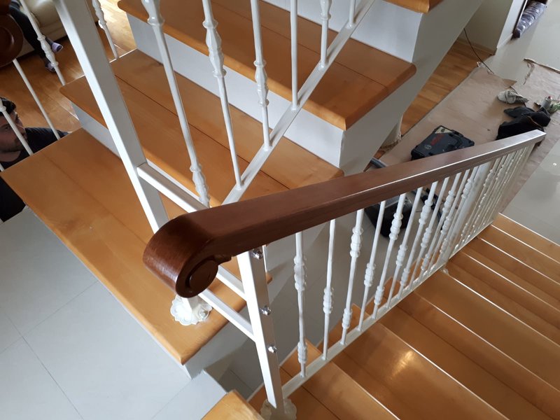 Balustrade din fier forjat vopsit